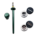 Pikkukuva 2 / 2: Silikoninen eyeliner-työkalu ja eyeliner musta ruskea setti A