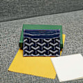 Miniatyrbild 2 av 5: Korthållare i kohud, elegant De Card Bag, liten modell, moderiktig