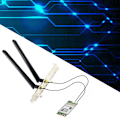 Miniatyrbillede 2 af 5: QCNFA344A 802.11AC NGFF Interface WiFi-adapter med Bluetooth-kompatibel 4.1 A