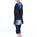 Miniatyrbild 2 av 4: 2-15 år flicka islamisk muslimsk baddräkt Burkini Main Navy Blu Main Navy Blue 12-13 Years