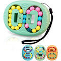 Miniatyrbillede 1 af 5: 2 Stykker Magic Beans Sæt, Roterende Finger Cube Legetøj, IQ Spil Fidget Legetøj Intelligens Puslespil Stressaflastende Legetøj, Gave til 3 År Gamle Børn [HK]
