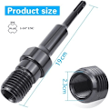 Miniatyrbillede 2 af 4: SDS Plus adapter til diamantborekrone 1 1/4\" UNC, Adapter til kerneboremaskine 190mm carotteuse.ca