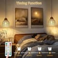 Miniatyrbild 5 av 5: 2/4-Pack Rechargeable LED Lamp with Remote Control – E27, USB, 3 Colors, Dimmable, Touch Control, Outdoor and Emergency Light 2-Pack 2-Pack