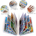Miniatyrbillede 3 af 5: Fickor 432 Kort Anime Album Bog Pikachu Favorit Spillekort Mappe Ringbind (JS)