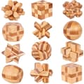 12 deler pedagogiske leker 3D Challenge IQ Thinking Test Mini Woo