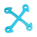 Miniatyrbilde 4 av 5: CASA 2 stk. for K929-02 Metall Nedre Bærearm Del for A959-B A979-B Bildeler