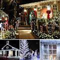 Miniatyrbilde 3 av 4: DPZO LED-lyslenke for eventyrdekorasjon til jul, hvit, 10M 100 LED-DPZO.ca