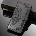 Miniatyrbillede 3 af 5: iPhone 7/8/SE (2020/2022) - Mandala Læderfodral - Sort Sort Sort