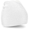 Miniatyrbillede 2 af 2: Beechfield Ensfarvet Basic Strikket Vinterhue One Size Hvid One Size Hvid