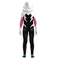 Miniatyrbild 3 av 5: Ghost Spider-Gwen Kostym Cosplay Dräkt Fest Jumpsuit Monterade Barnkläder Spiderman Ansiktsmålning 190cm - Perfekt 140cm