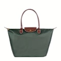 Miniatyrbillede 1 af 5: Vandtæt Nylon Dumpling Håndtaske Tasker Dame Tote Taske Dame Håndtaske med Stor Kapacitet til Rejsetasker Foldbar Casual Skuldertaske Grå l（ca）