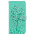 Pikkukuva 1 / 5: Yhteensopiva iPhone 11 Pro Max -kotelo Nahkainen Kotelo Etui Coque - Vihreä Puu ja Peura null none