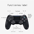 Miniatyrbillede 3 af 5: PS4-controller med let berøringspanel og seksakset vibration PS4 ha Q_ca Q
