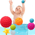 Miniatyrbild 1 av 5: Babyleksaker 0-6-12 månader Sensoriska bollar för bebisar 6-12 månader Baby_ca