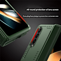 Pikkukuva 3 / 5: Samsung Galaxy Z Fold 3 -kotelo: [Sotilasluokka] [Saranan suojaus], Kova PC-takaosa liukastumattoman iskunkestävän pehmeän TPU-reunan kanssa Ohut