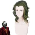 Joker Grön Peruk Fläckdräkt för Män