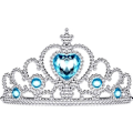 Miniatyrbillede 3 af 4: Elsa Prinsessekjole + Tiara/Fletning/Håndsko - WELLNGS 150 cl