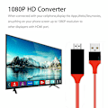 Pikkukuva 5 / 5: Samsung Galaxy S10 Note 9 Macbook Usb-c Type C - HDMI Hdtv Tv -kaapelisovitin_ca