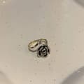 Ringar Svart Kamelia Ring för Kvinnor Justerbara Ringar