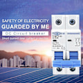 Miniatyrbild 5 av 5: CASA TOMZN 2P DC 1000V Solcells Mini Brytare DC MCB Brytare för PV System, 63A
