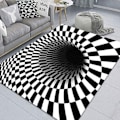 Miniatyrbild 2 av 5: 3D Vortex-mattor - halkfria mattor runda Vortex Illusion-mattor