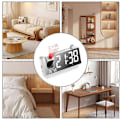 Miniatyrbild 5 av 5: CASA Projektionsväckarklocka HD LED-Display Smart Projektionsklockor för Sovrum 180 Graders Roterbar Digital Klockprojektor B