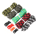 Nylon Paracord Snöre Rep Handgjort DIY Armbandsdekorationskit Med Plastspänne (Modell 4)
