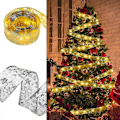 Pikkukuva 3 / 5: Nauha Keijuvalot Joulukoriste Joulukuusenkoristeet Kotiin 2023 Joulu Valonauhat Navidad Natal Uusi Vuosi 2024 Punainen-Valkoinen Red-White 2M