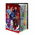 Miniatyrbillede 1 af 2: Fodboldstjerners Kortalbum - 240 Stk Star Card Box Collection Album Bogmappe -