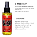 Pikkukuva 2 / 3: Walker Tape 4FL.OZ(118ml) C-22 Hiustenpidennysliuotin Teippiliiman Poistoaine Teippihiustenpidennyksille/Tupeelle/Vahvalle Kaksipuoliselle Teipille[ch] 2 pulloa