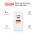 Miniatyrbilde 2 av 5: 65W GaN Hurtiglader med USB C-kabel, for mobil og MacBook Pro