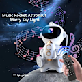 Miniatyrbild 1 av 5: Astronaut Stjärnprojektor Galaxy Nattlampa med Fjärrkontroll Sovrum Vardagsrum Fest Födelsedagspresent - Bluetooth-modell Bluetooth model