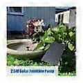 Miniatyrbillede 3 af 5: 180L/H Solenergi Fontænepumpe Vandpumpe til Fuglebad Have Baghave Pool Soldrevet Vand