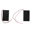 Miniatyrbillede 1 af 5: CASA 2 stk. 3 x AAA 4,5V Batteriholder Kasseboks Ledningsført ON/OFF Kontakt m/ Låg