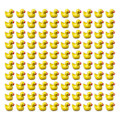 Miniatyrbild 4 av 5: 100/200 st Mini Gummi Ankor Miniatyr Harts Ankor Gul Tiny D 100st gul 100st_ca 100pcs yellow 100pcs