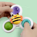 Miniatyrbilde 3 av 5: 3 stk/sett Fidget Finger Hånd Spinner Sugekopp Spinner Topp Leke Babyleker[D]