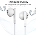 Miniatyrbild 2 av 5: Hörlurar för iPhone 11, Hörlurar för iPhone 12, In-Ear-hörlurar, med mikrofon och volymkontroll Kompatibel med iPhone 11/12 Pro/13 Mini/SE 2022/X/XR.