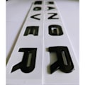 Miniatyrbillede 1 af 2: Bogstaver til Range Rover Rover Emblem Ranger Glans Sort