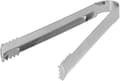Rostfria istänger, miniserveringstänger, sockertänger med tänder för grillning, matservering, kök, bar, restaurang (2 st, silver)