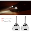 Miniatyrbilde 3 av 4: 2 stk. D1S 6000K 35W bil xenonlampe frontlyspærer erstatning.ca