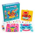 Miniatyrbillede 1 af 5: Flickpresenter Pom Pom Hobbysæt, Pom Pom Kunstsæt & Hobby, DIY Skolekunstprojekt Hobby Legetøj Fødselsdagsgave[D] Default
