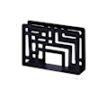 Miniatyrbillede 1 af 5: Servietholder Light Luxury Vertikal Servietholder SORT 1 black silver style 2-style 2