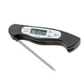 Digital kötttermometer med vikbar sond LCD-display för matlagning grillning bakning mjölk badvatten svart