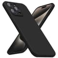 iPhone 15 Pro Max Matt Svart Skal - Extra Kamera Skydd iPhone 15 Pro Max iPhone 15 Pro Max