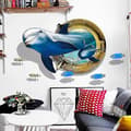 Miniatyrbild 3 av 4: [CA]EVAGO 3D Söt Delfin Väggdekal Dekaler Sovrum Bakgrund Avtagbar Post