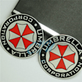 Miniatyrbillede 5 af 5: 3D Dekaler i aluminiumslegering fra Umbrella Corporation Resident Evil B