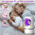 Miniatyrbilde 2 av 4: Mygglampe, UV Elektrisk Fluefanger, USB Elektrisk Mygglampe for Soverom Hus Kjøkken Hage.ca
