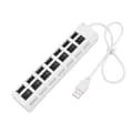 Pikkukuva 4 / 5: USB-keskitin USB-sovitin Multiportar Käytä virtalähdettä Extensor