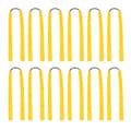 12 st Gummiband för Slangbella Breddade Platta Slangbellaband Elastiska Band för Jakt