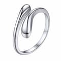Dam S925 Massiv Sterling Silver Ring, elegant och snygg design